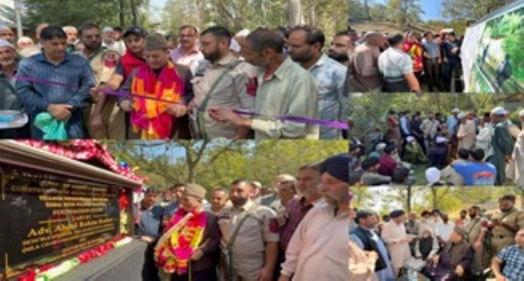 Rather inaugurates road works, lays bridge foundation