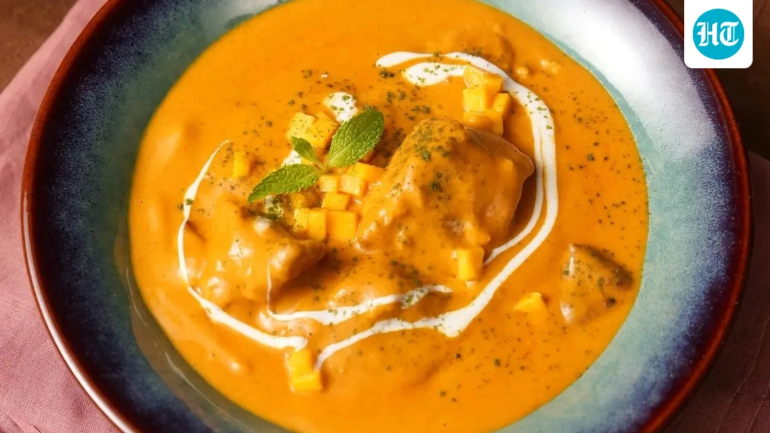 Chef Sanjeev Kapoor gives a new twist to a classic recipe: Step-by-step preparation of mango butter chicken