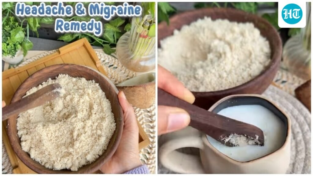 Can a mixture of makhana, grated coconut, and seeds mixed with warm milk cure migraines? Experts reveal if it works