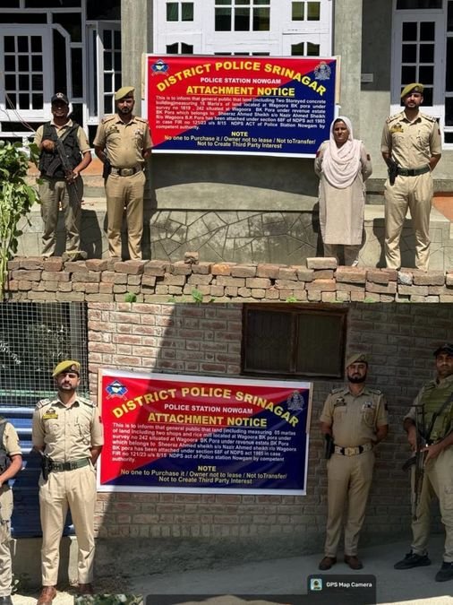 Sgr Police attach Rs 7.11 cr assets in NDPS, UAPA cases