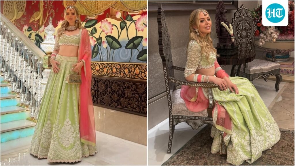 ‘Desi girl’ Tiffany Trump wins the internet in dreamy Manish Malhotra lehenga at Ambani Ganesh Chaturthi celebration