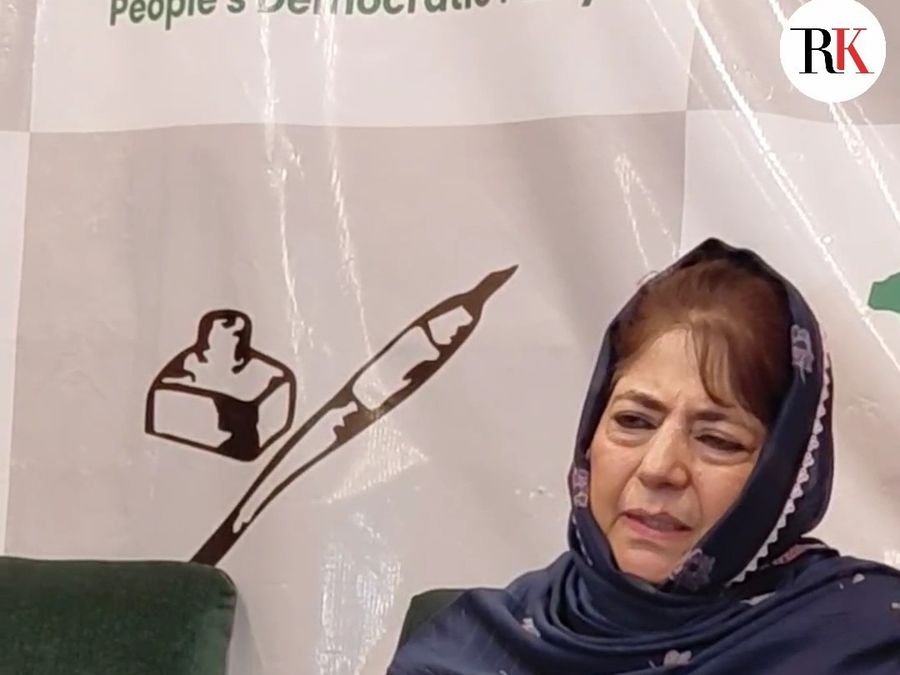 Mehbooba Mufti Accuses BJP of Using J&K as ‘Laboratory’ to Interfere in Muslim Religious Affairs