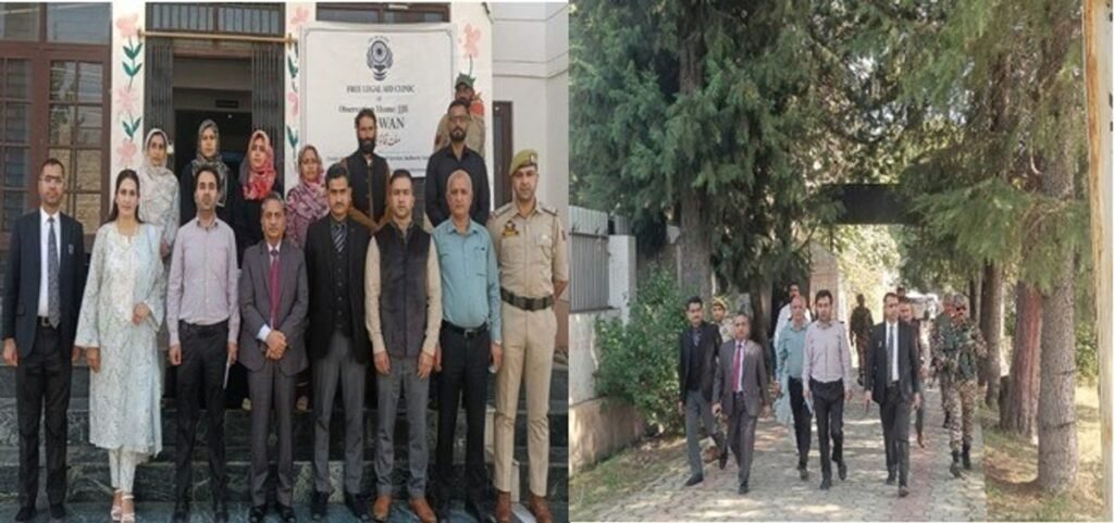 Justice Sanjeev Kumar visits Child Care Institutions ‘Palaash’ and ‘Pareesha’ at Nishat, Srinagar