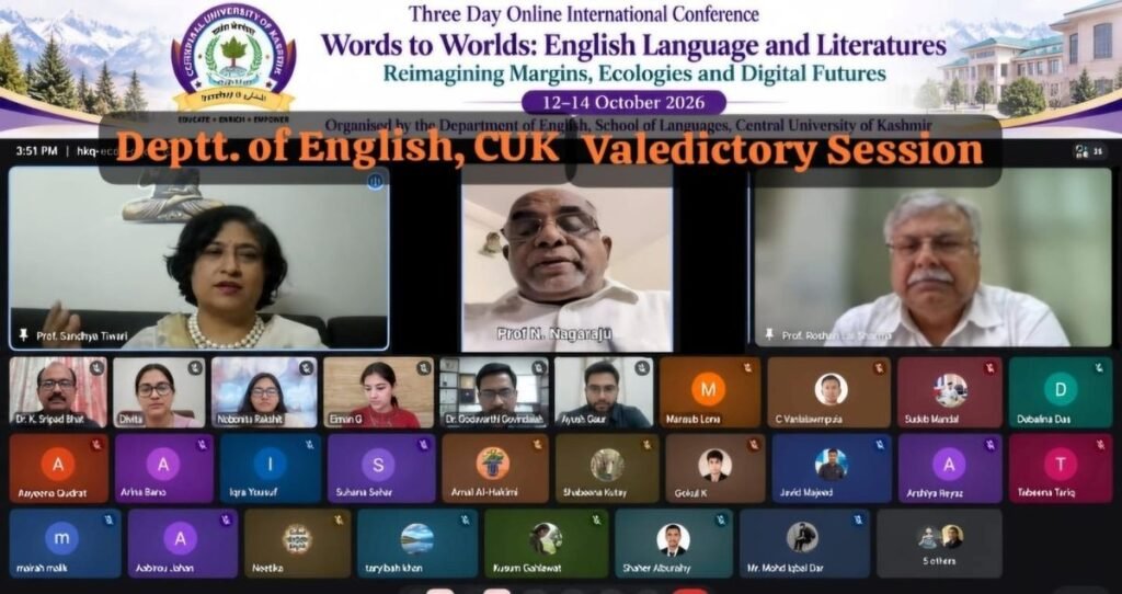 Intl. Conference on English studies concludes at CUK