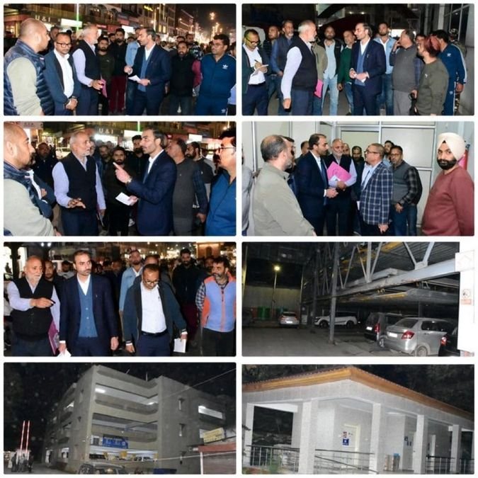 CEO SSCL inspects Lal Chowk, directs repairs to Smart City Assets