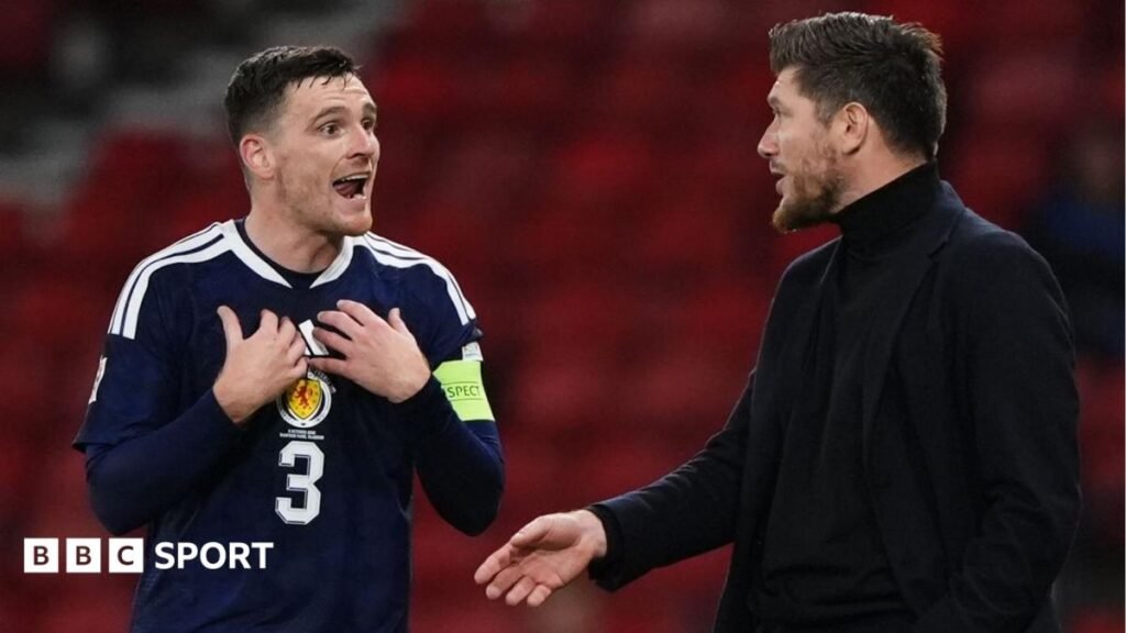 Andy Robertson dismayed as Scotland ‘outfought’ by Slovenia in Nations League defeat