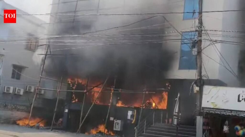 Fire breaks out at Balasore bike showroom | Bhubaneswar News