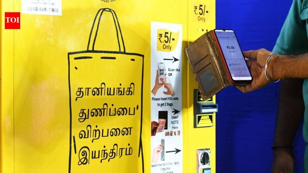 TNPCB invites bids to supply white cloth bags to 105 vending machines | Chennai News