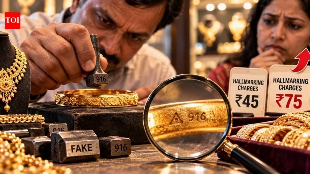 Unscrupulous jewellers may use fake stamps to mark your gold: As hallmarking charges rise to Rs 75 from Rs 45 Gem and Jewellery Domestic Council flags risk of rise in fraudsters
