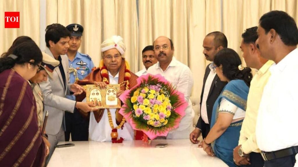 Yathindra Siddaramaiah invites governor to Mysuru Dasara | Mysuru News