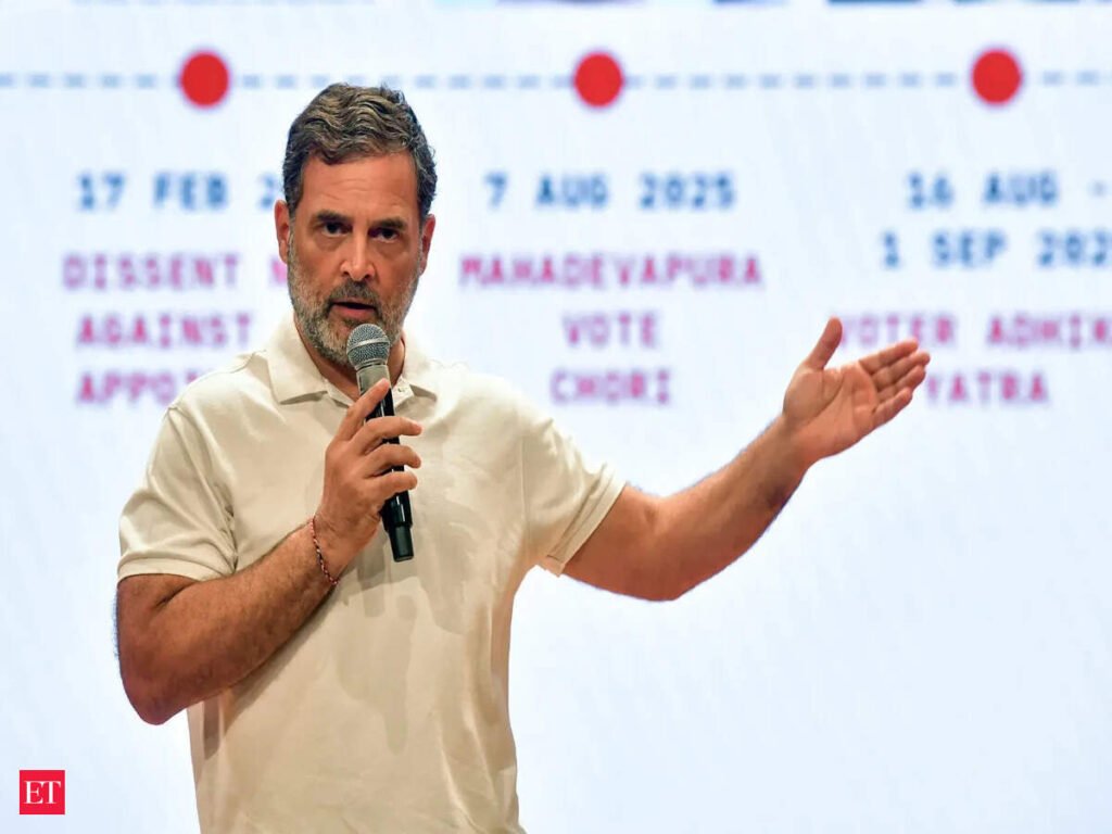 Rahul Gandhi asks who ordered TCS to change Form 6, whether firm was pressured