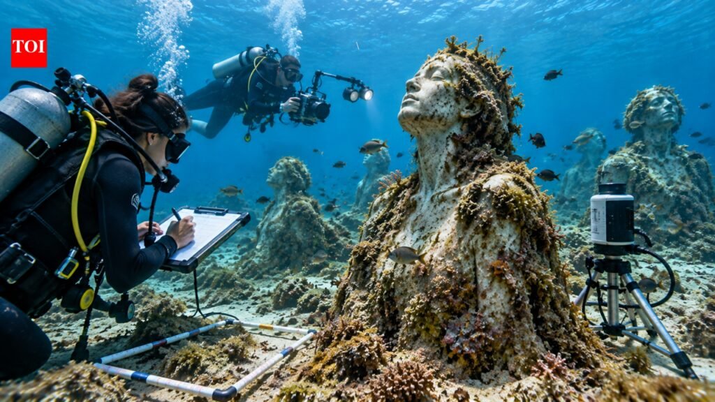 Italy’s underwater marble sculptures were built as art; a study finds they are becoming small artificial reef habitats | World News