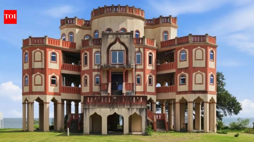 A Mississippi homeowner spent more than a decade building a waterfront house styled after the Taj Mahal; the unfinished 4,402-sq-ft home, listed for $2 million in 2016, is back for $2.5 million