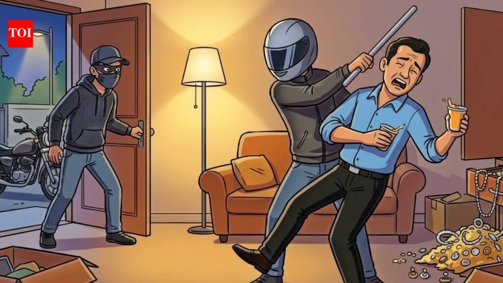 Back from movie, Bengaluru man finds house ransacked and gets attacked by robbers | Bengaluru News