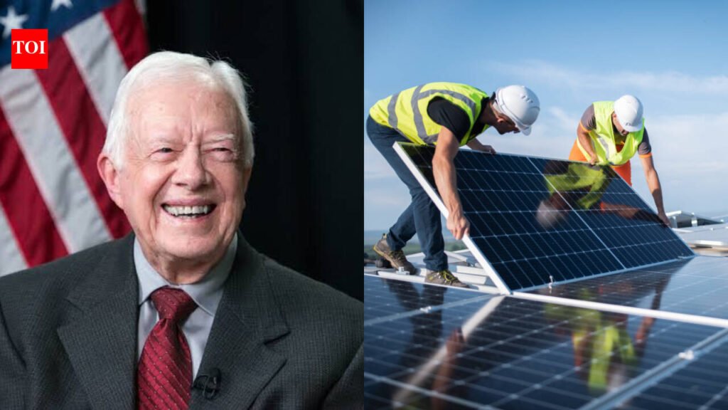 In 2017, Jimmy Carter leased 10 acres of his Georgia farm for a 1.3-megawatt solar project; it went on to generate about 60% of Plains’ electricity demand