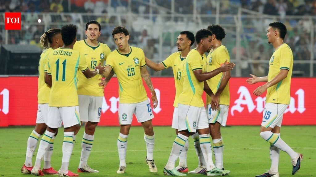 India vs Brazil Live Score: Brazil’s quality proves too much for India in 4-0 win | FT
