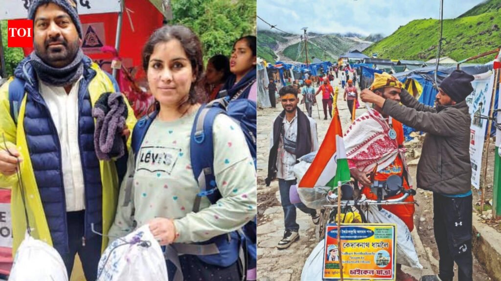 In a 1st, thousands of Kedarnath pilgrims bring back tonnes of trash from shrine | Dehradun News