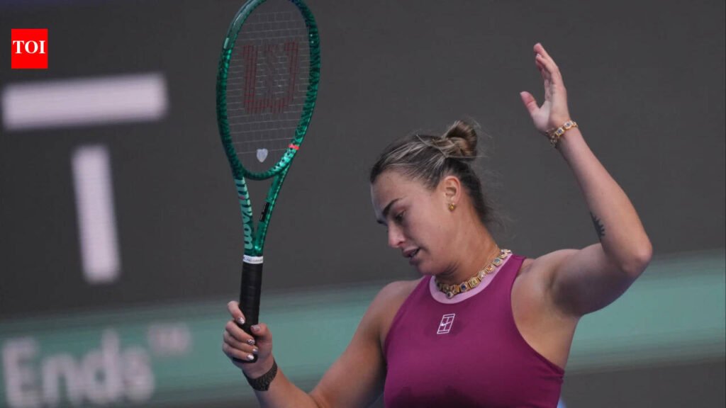 Aryna Sabalenka suffers shock China Open exit, falls to Nikola Bartunkova in straight sets | Tennis News