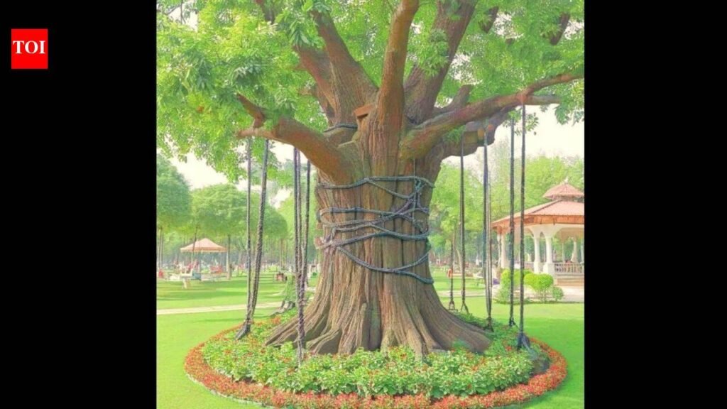 “I am under arrest”: A banyan tree in Pakistan has been chained and ‘arrested’ since 1898 because…