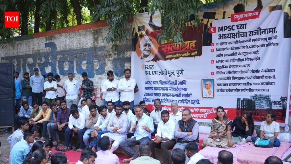 MPSC protest widens as students’ groups split over exam pattern, Pawar urges CM to initiate dialogue | Pune News