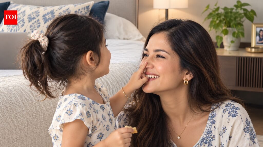 Psychology says children who keep touching a parent’s face while talking may have a deeper reason for doing it