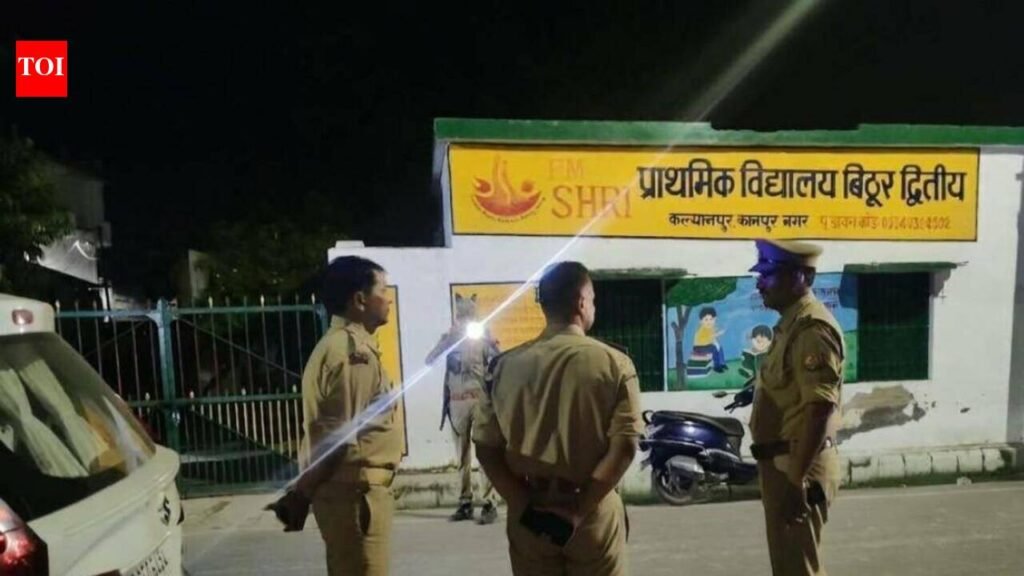 Kanpur police inspect polling centres ahead of Bithoor by-election | Kanpur News