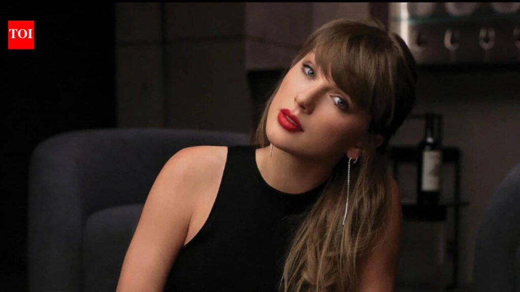 Taylor Swift filmed ‘Patient Zero’ in this Beverly Hills mansion with 96 concrete columns and an infinity pool; it sold for $46.95 million |