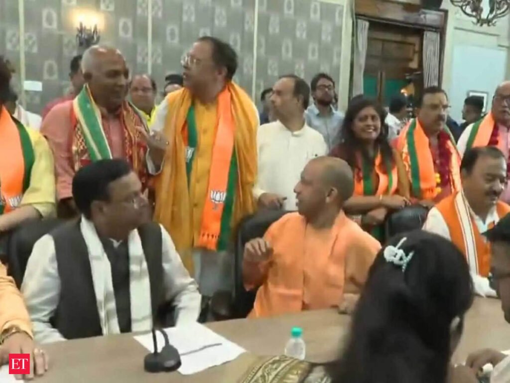Uttar Pradesh: Eight BJP candidates file nominations in Lucknow for upcoming Rajya Sabha polls