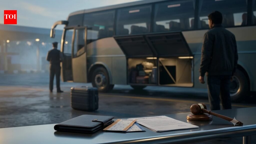 Passenger handed suitcase to bus conductor, but it went missing during journey; consumer commission orders Rs 43,000 payout
