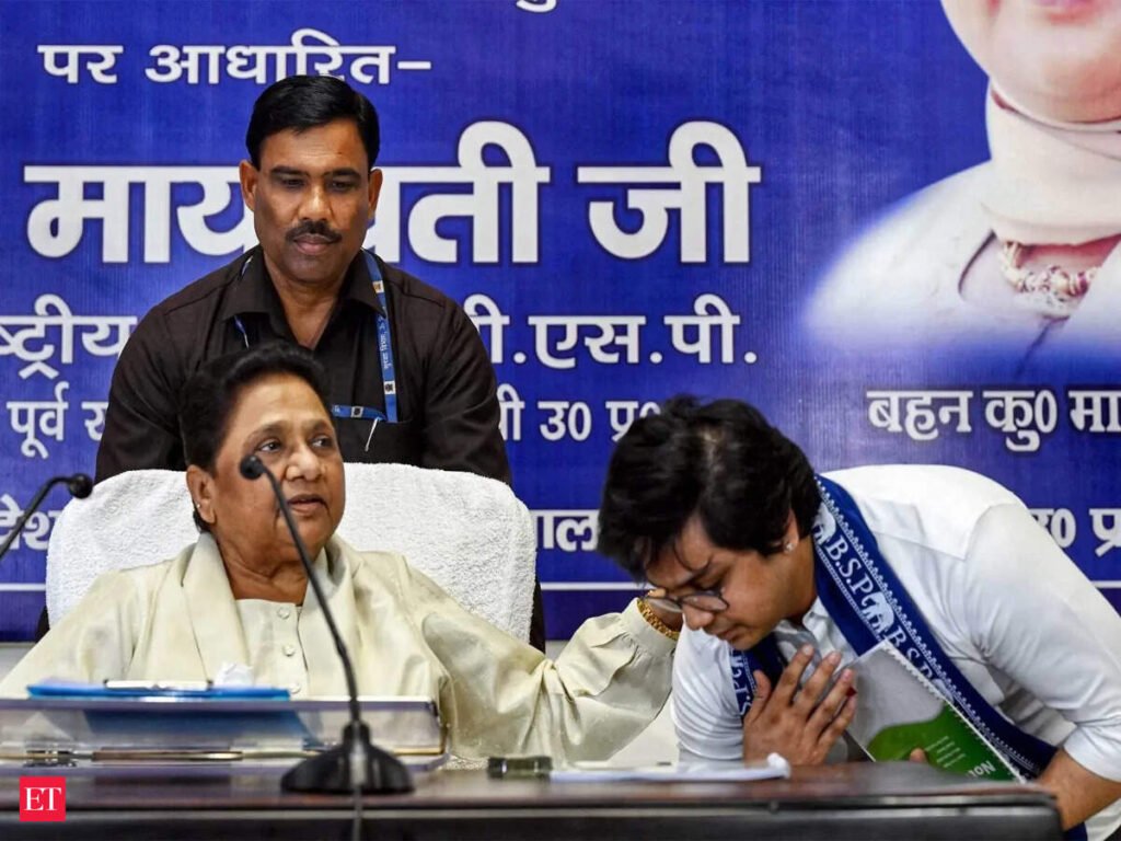 Bahujan Samaj Party: After ‘sanyas’ of his father-in-law, no more need to separate Akash Anand from BSP: Mayawati