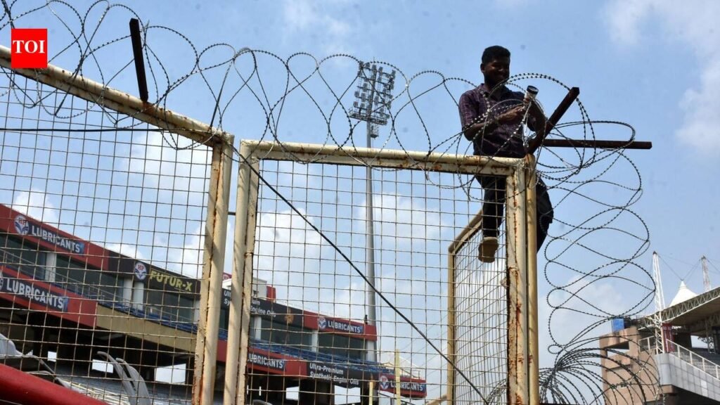 Security tightened at JSCA stadium ahead of India-West Indies T20 | Ranchi News