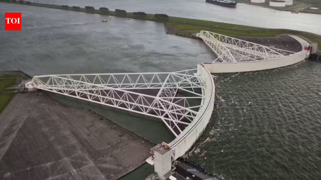 The Netherlands built two 210-metre gates to hold back the North Sea; they can close automatically when storm surges threaten Zuid-Holland | World News