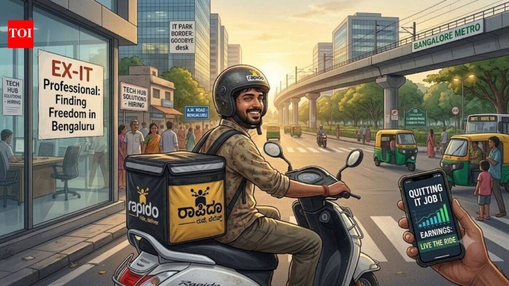 Odisha man quits IT job to ride Rapido in Bengaluru, LinkedIn post claims he uses passenger conversations to research dairy products |