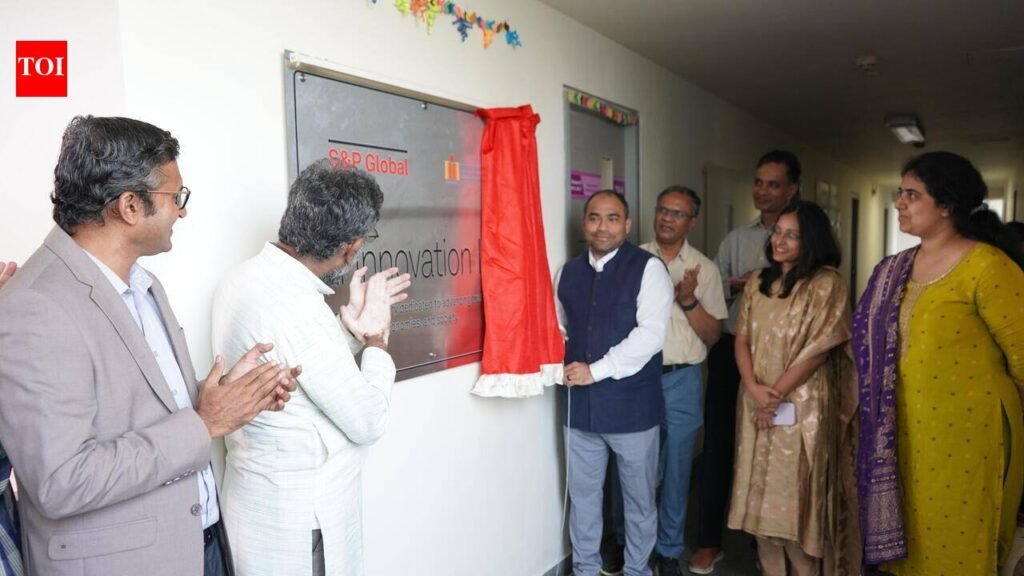 IIT Hyderabad sets up applied AI innovation lab for finance with S&P Global | Hyderabad News