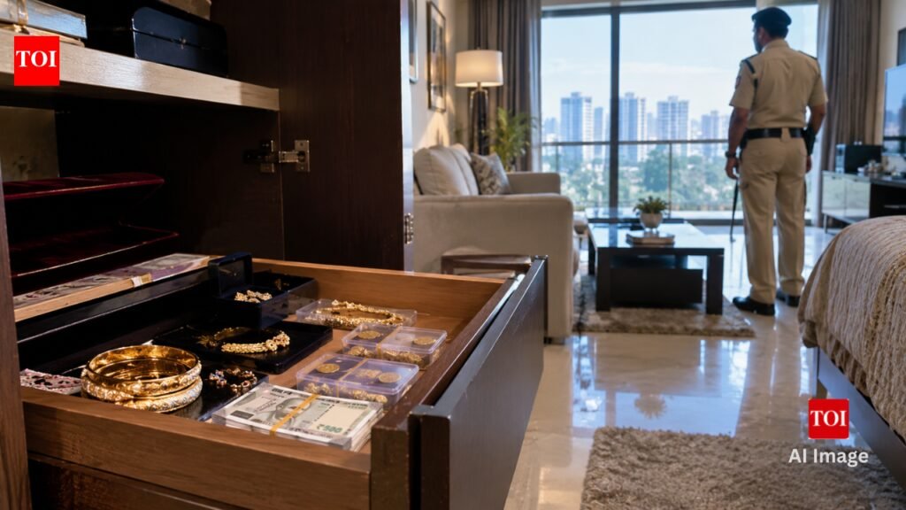 Powai burglary mystery: Rs 25.9 lakh valuables stolen, gold coin packets later found in bathroom drain | Mumbai News