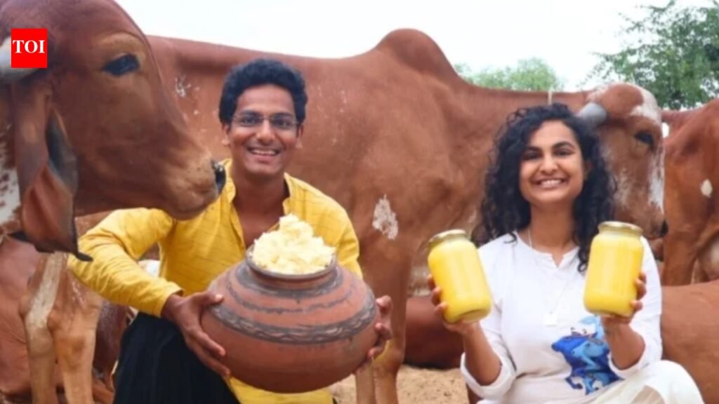 In 2018, they started with few rented cows and no farming experience; today, this Jaipur couple runs a Rs 2.4 crore sustainable farm with 100 Gir cows