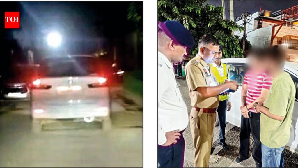 ‘VIP’ car grounded after 5-km chase in Panchkula | Chandigarh News