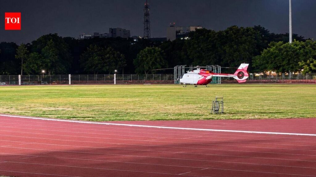 Haryana CM’s chopper parked in Gurgaon stadium, athletes lost access to tracks for 4 days | Gurgaon News