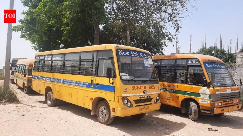 4 reminders in 3 months but 21 Ghaziabad schools yet to adhere to bus safety norms | Noida News