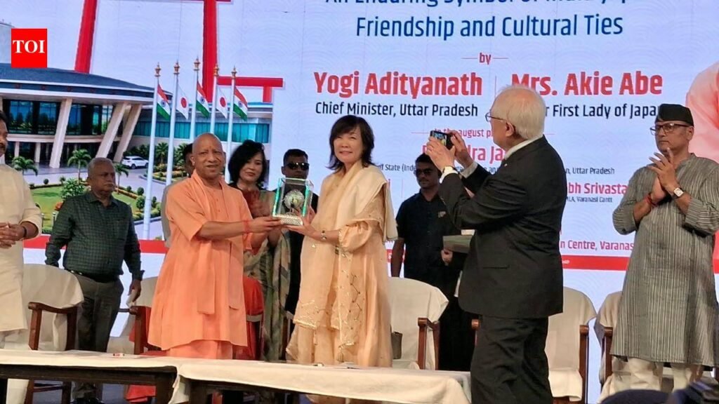 ‘Friendship built on trust’: Yogi recalls Modi-Abe bond at memorial opening | Varanasi News