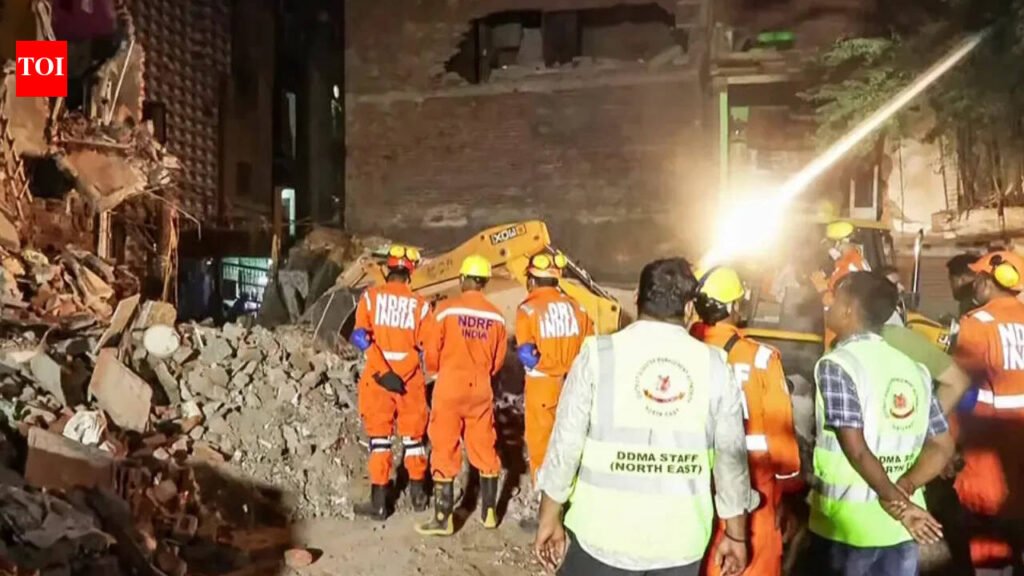 Delhi’s Seemapuri building collapse: Death toll rises to 5 after 2 more bodies recovered | Delhi News