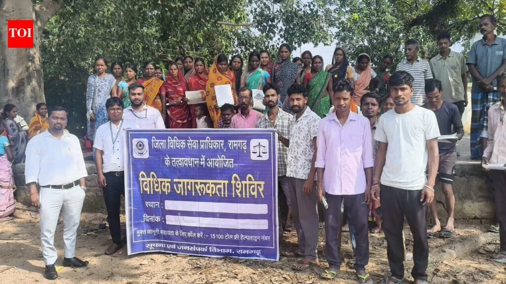 Legal awareness programme held at Pindra village | Ranchi News