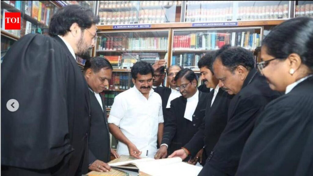 Bar leaders meet minister for law to protect advocates | Chennai News