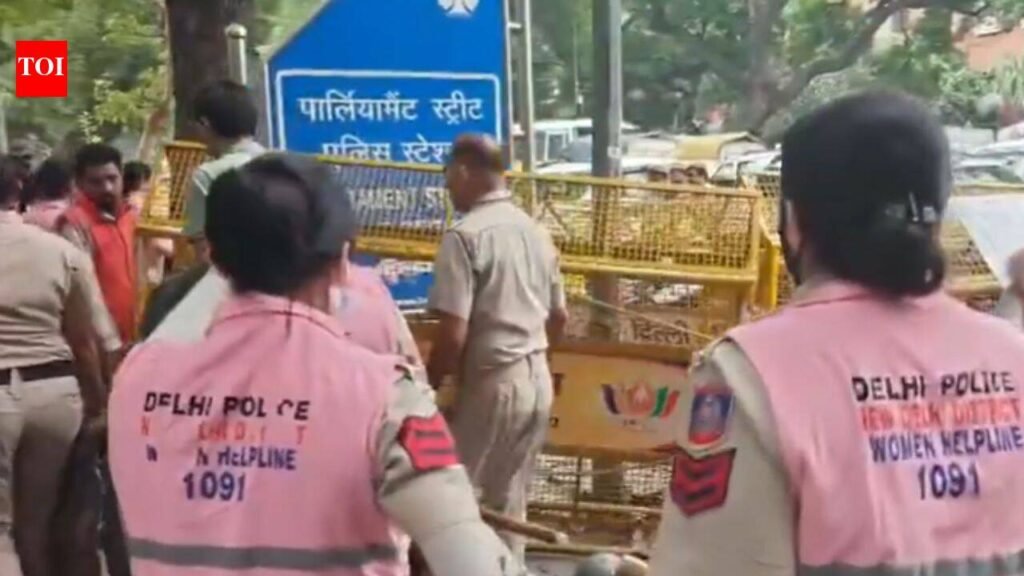 CJP protest: Pink force deployed in Delhi amid tight security | Delhi News