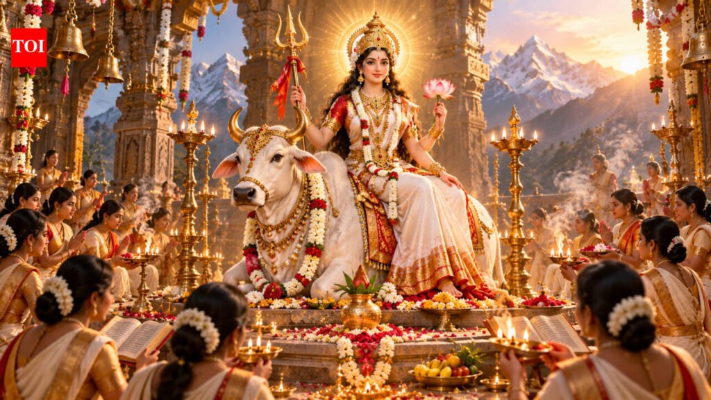 Shailputri Puja on Sharad Navratri 2026 Day 1: Mantras, orange or white, and the ghee remedy
