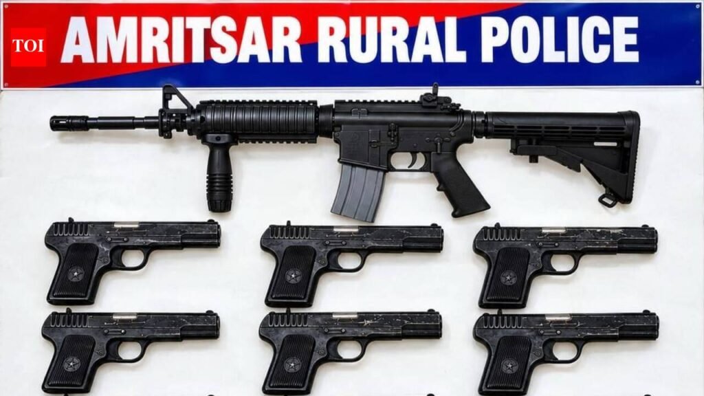 Punjab Police crackdown on drugs & arms: 4 assault rifles seized in 12 days | Chandigarh News