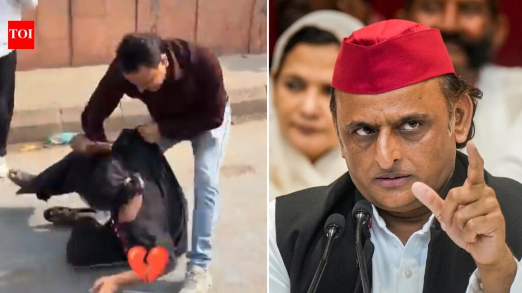 ‘BJP’s honouring women’: Akhilesh shares video of harassment during Delhi crackdown | India News