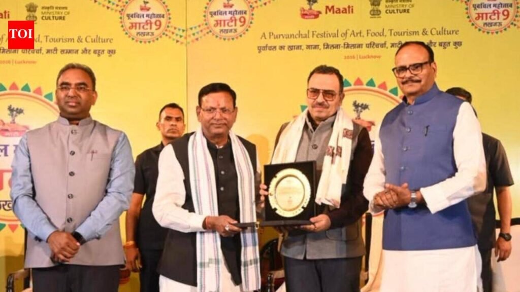 Pathak highlights development, cultural legacy of Purvanchal | Lucknow News