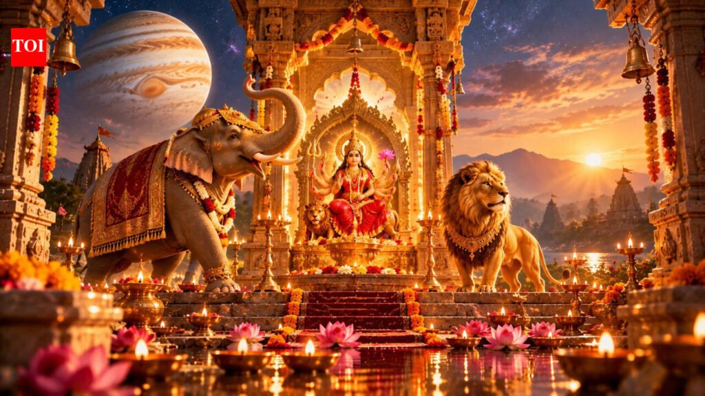 Navratri 2026 Opens and Closes With Gajakesari Yoga: Why This Year Is Spiritually Rare