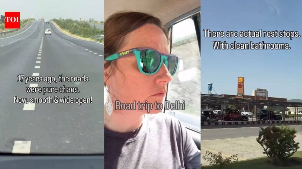 “India, you’ve come a long way”: Foreign traveller returns after 17 years and is amazed by the country’s changing roads
